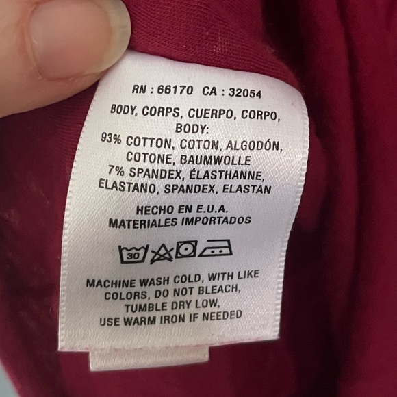 Velvet Deep Red Long Sleeve Dress - Picture 3 of 4